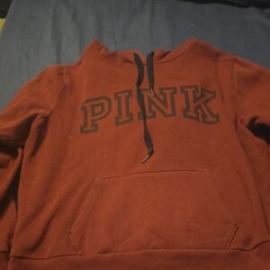 Victoria's Secret Maroon Sweater with Black Accents